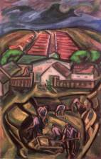 István Dési Huber: Sand mine