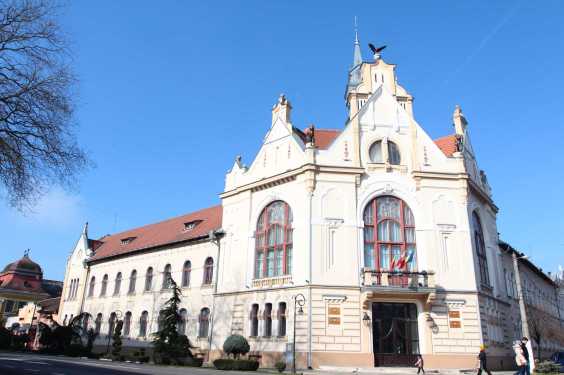 The Art Nouveau town hall designed by László Székely in Salonta