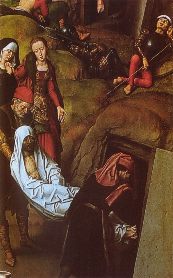 Hans Memling (1433-1449): The Burial of Jesus