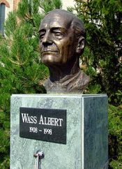 Statue of Albert Wass in Baja