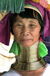 Kayan women with neck rings