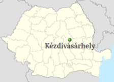 Position of Târgu Mureş on the map of Romania