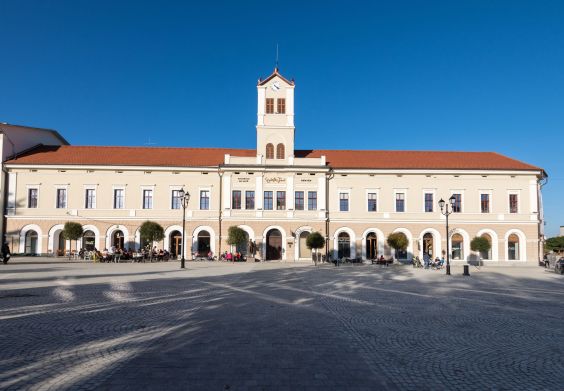 The main square of Sfântu Gheorghe