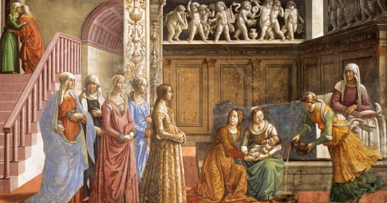 Domenico Ghirlandaio: Birth of Mary