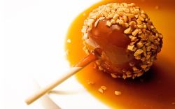 Caramelized hazelnuts