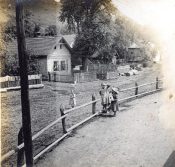 Slovak village in the Tatras in the early 20th century