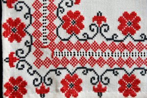 Cross-stitch embroidery in the Upper Tisza region