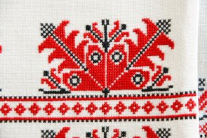 Cross-stitch embroidery in the Upper Tisza region