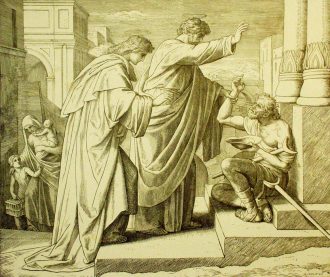 Woodcut by Julius Schnorr von Carolsfeld (1860)