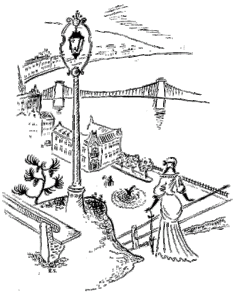 Szerb Antal: Budapesti kalauz marslakók számára (Illusztráció)