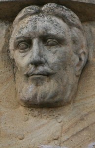 Bolyai János-portré (képzelt) a marosvásárhelyi Kultúrpalotán