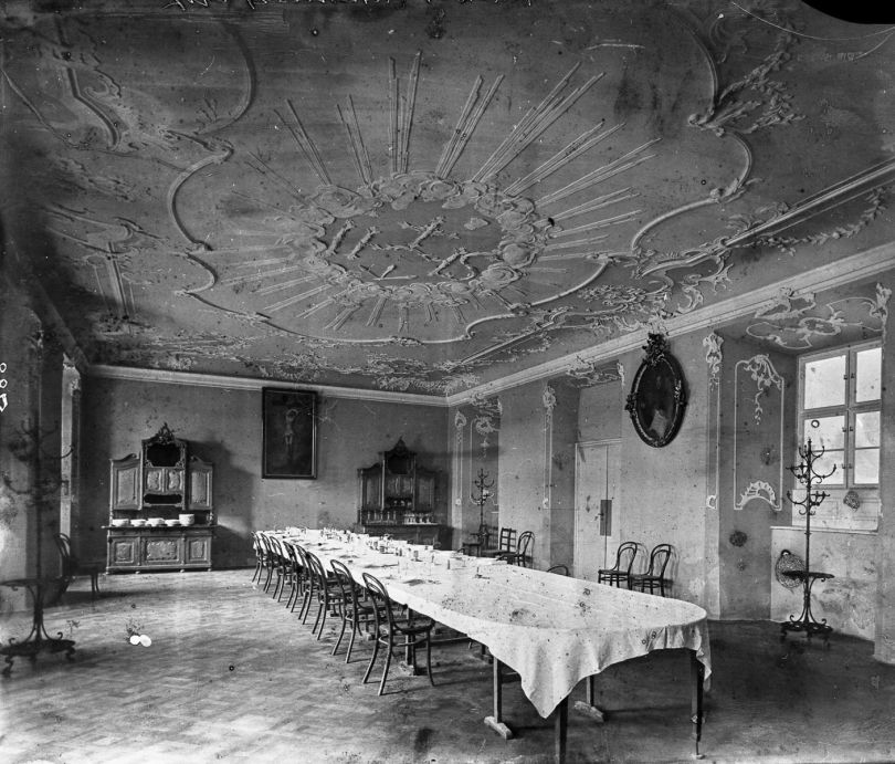 Székesfehérvár, Jezsuita, majd pálos kolostor, jelenleg Szent István Király Múzeum, refektórium, évszám nélkül, Hollenzer László felvétele 