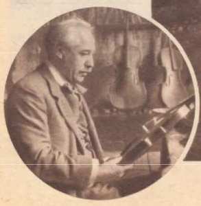 Bárány Dezső aranykoszorús hegedűkészítő mester.