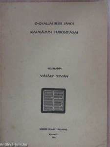 Besse János Károly kutatásai